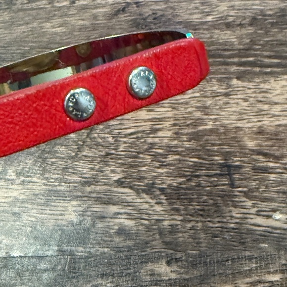 Furla Red and Gold Wrap Bracelet - Picture 4 of 6